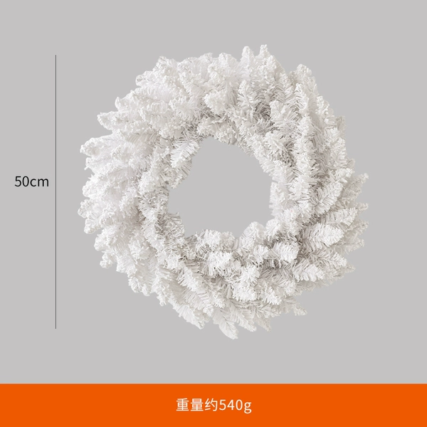 ❦❦❦♤♤50CM white flocked garland❦❦❦♤♤