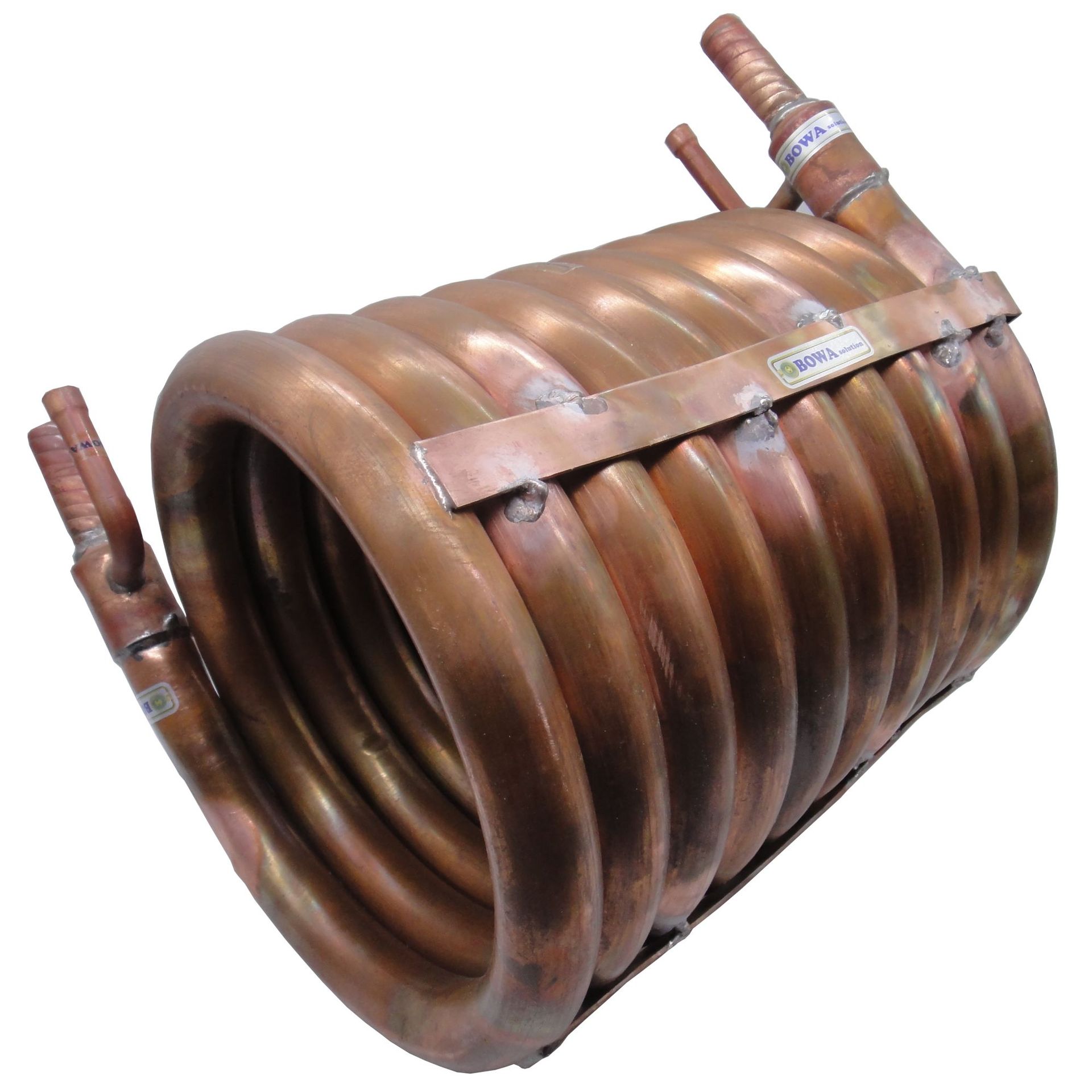 3P复叠机组冷凝器和7P三联热泵热水器通用铜换热器热平衡搭建简单