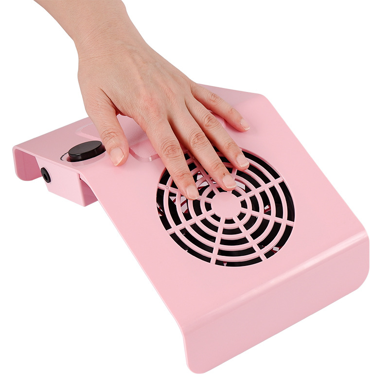 Fabricante al por mayor aspirador de uñas de 40W estilo japonés con almohadilla de mano colector de polvo de uñas colector de polvo de uñas silencioso