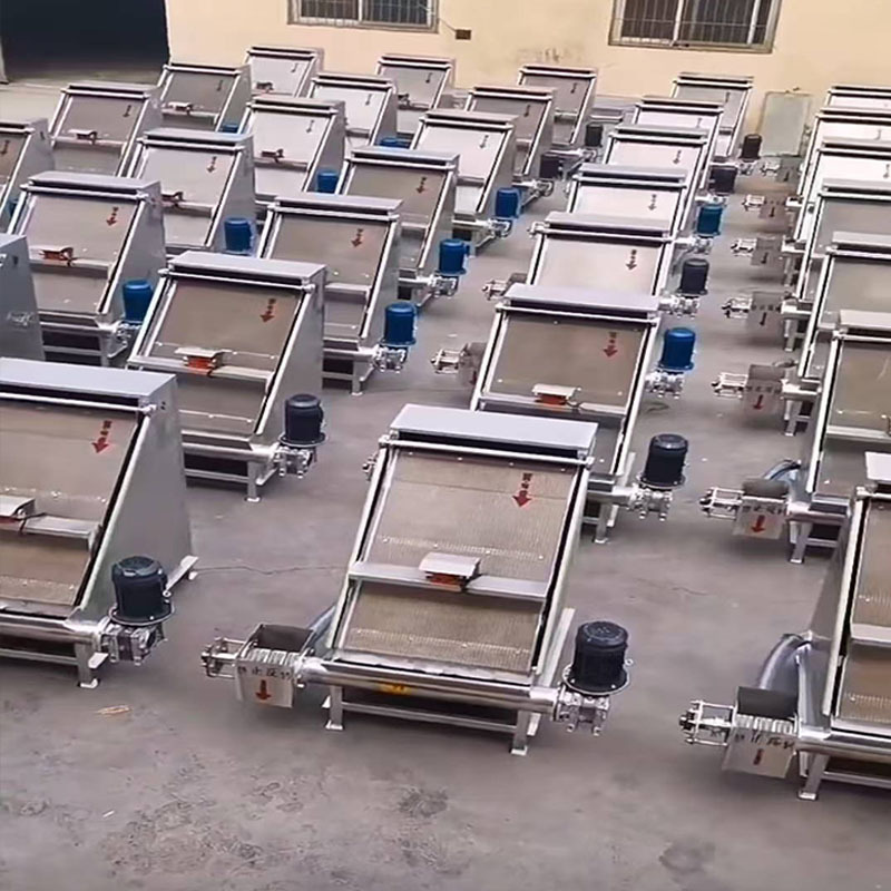 斜筛式猪粪干湿分离机畜禽粪便脱水机鸡粪牛粪固液分离机养殖场设