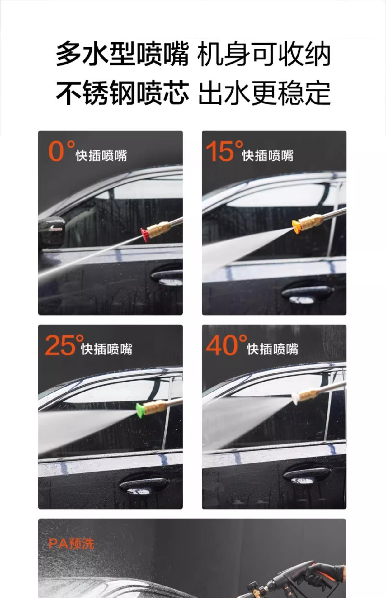 Yili Commercial High Pressure Car Washer 9022/9026 All Copper Motor Car Wash Farm Floor Wall Cleaning Machine