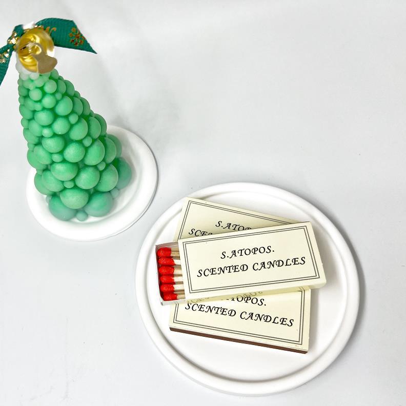 Wholesale Scented Candle Matchbox Creative Fashion Antique Matchbox Cakery Store Home Use