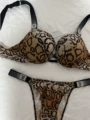 Yellow Snakeskin Set