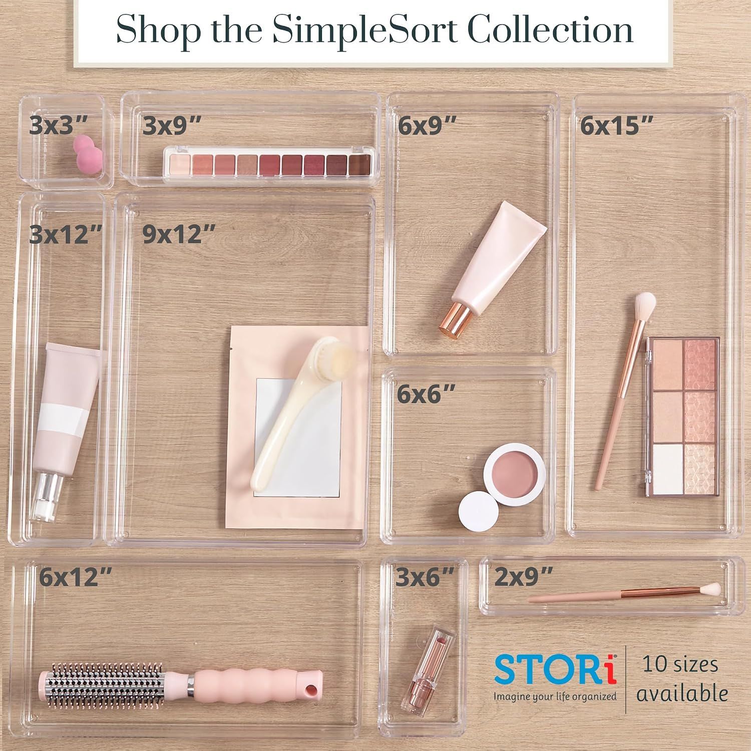 Multi-functional storage box, stationery, cosmetics, desktop organizer, drawer