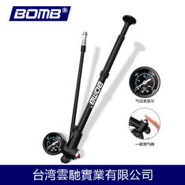 BOMB山地自行车前叉后胆气压避震器打气筒300PSI高压充气跨境专供