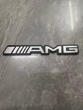 适用于奔驰AMG车标改装C级E级S级CLA车贴ABS车尾标尾箱标字标贴标