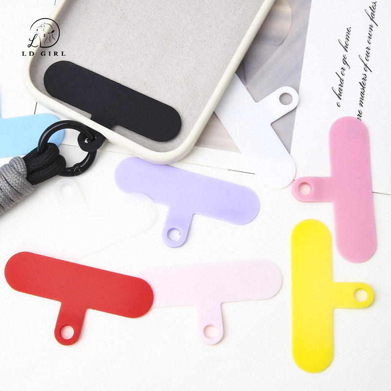 New color silicone mobile phone lanyard gasket anti-loss clip patch bracelet clip fixing piece DIY jewelry lanyard New color silicone mobile phone lanyard gasket anti-loss clip patch bracelet clip fixing piece DIY jewelry lanyard
