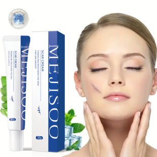 Cross-Border Scar Cream Scar Cream Fades Acne Marks and Repairs Scar Cream Full English Export Wholesale