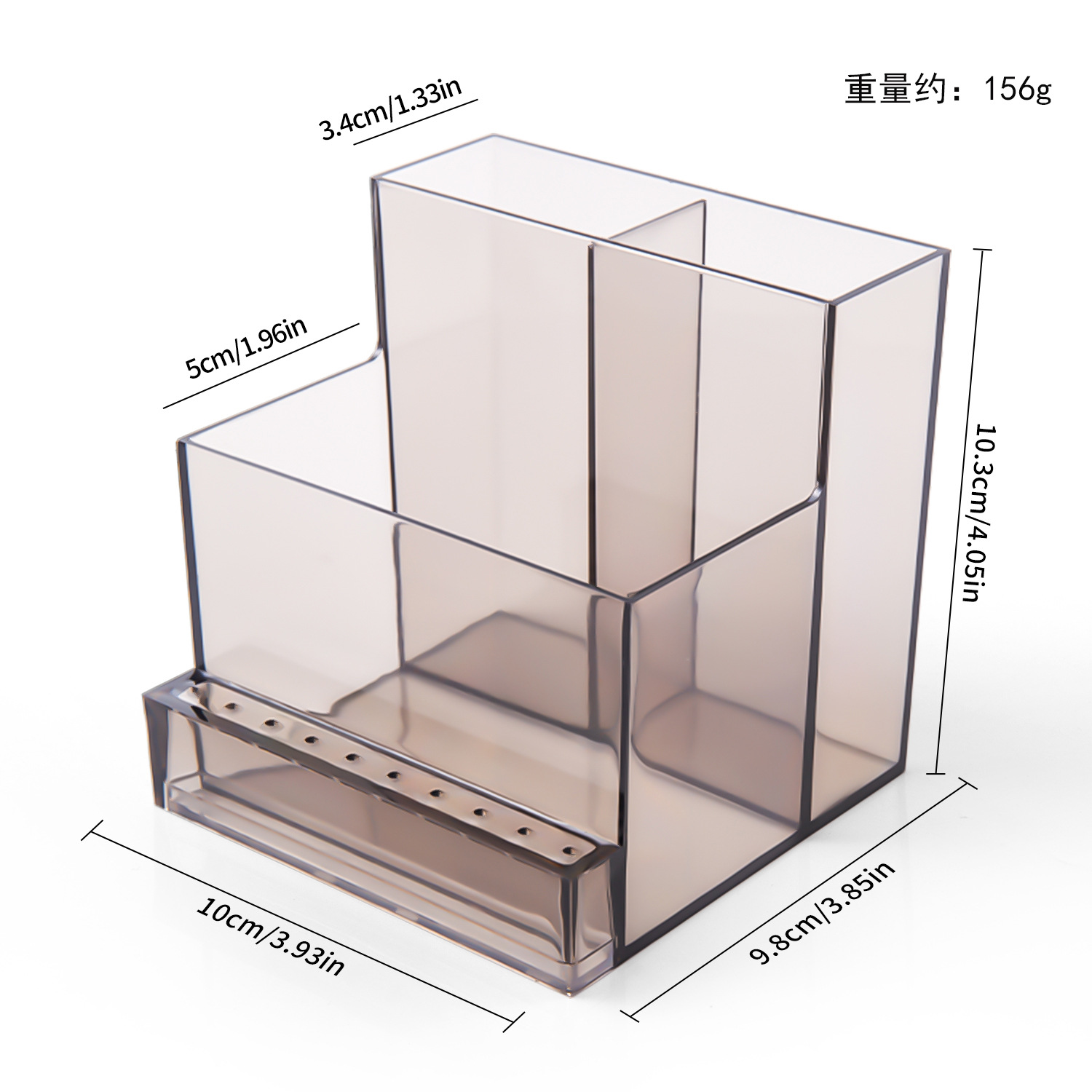 Caja de almacenamiento para brocas de uñas de 30 orificios, estante de almacenamiento para cepillos de limpieza desmontable, expositor de brocas para uñas a prueba de polvo.