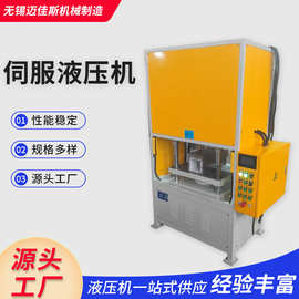 伺服液压机精密配件冲压机落地式四柱伺服压装机厂家直供