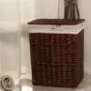Retro coffee brown with lining tower lining