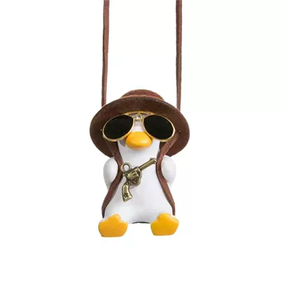 Car hanging, Car Accessories - coffee-hat-pistol-duck