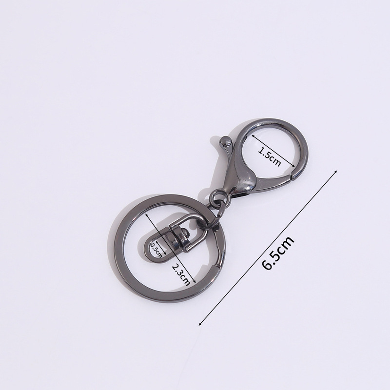 现货批发DIY 合金钥匙扣龙虾扣三件套金色包包公仔挂件钥匙扣配件|undefined