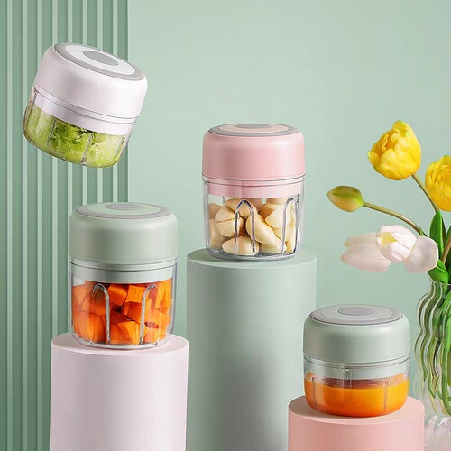 Mini electric garlic pounder, wireless electric garlic pounder, garlic grinder, garlic masher, garlic press, household garlic pounder