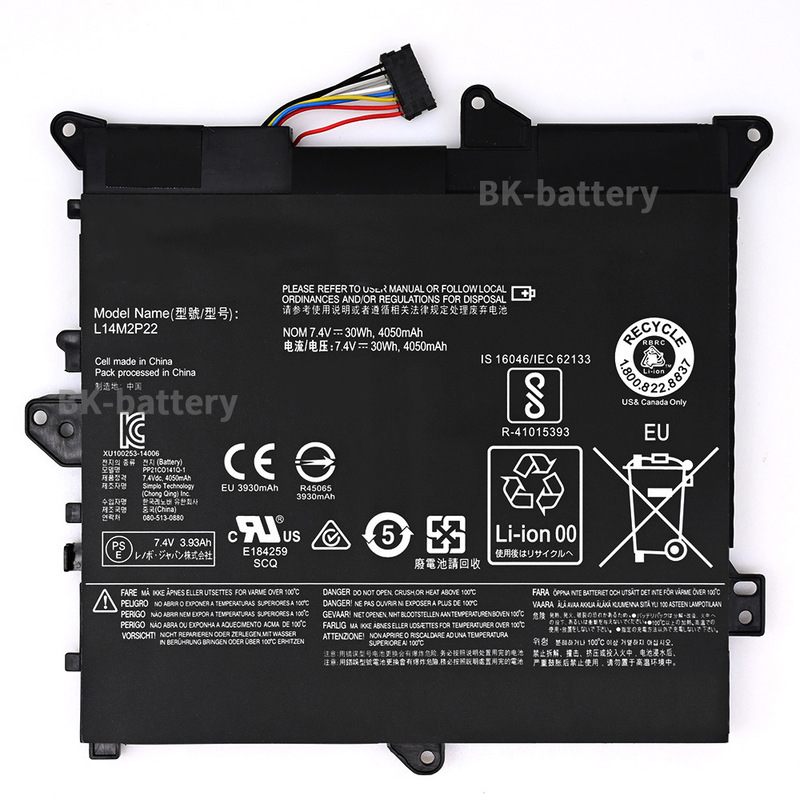 For Lenovo Flex 3-1 120 300-11IBY L14S2P21 L14M2P22 notebook battery
