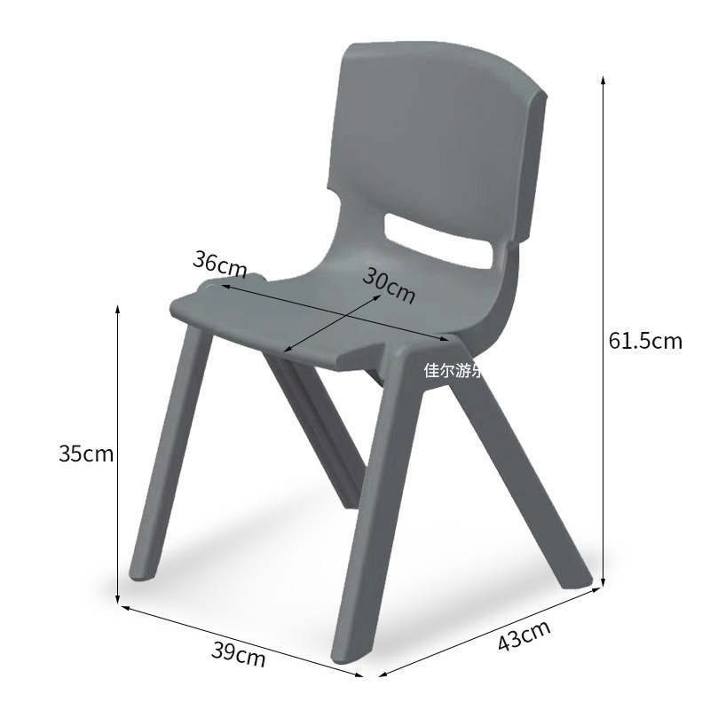 silla de respaldo de jardín de infantes silla para niños taburetes gruesos silla de comedor de plástico pequeño taburete doméstico pequeño image 44