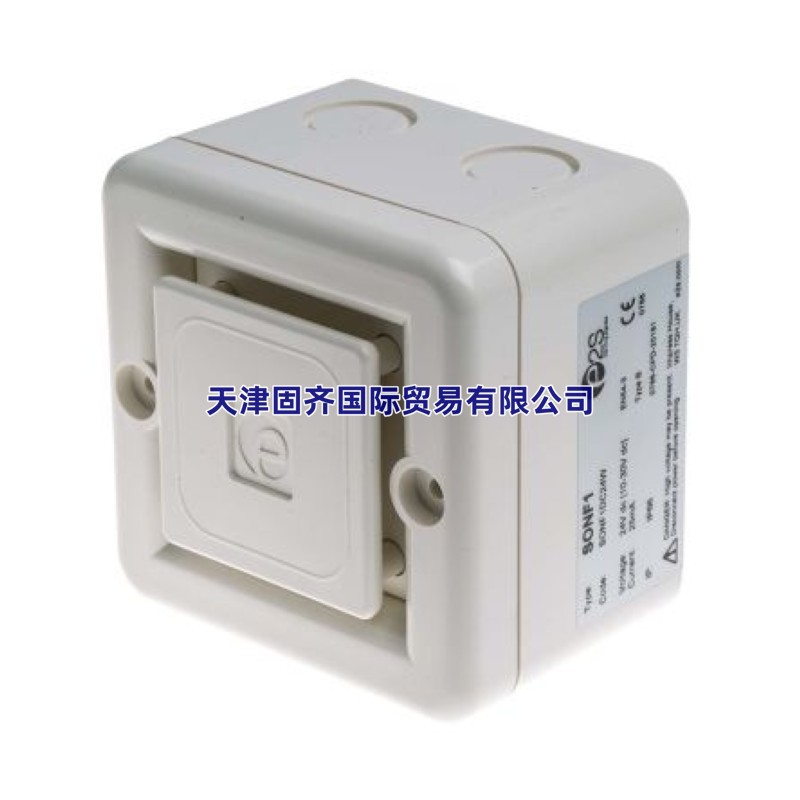 e2s 电子报警器 SONF1DC24W 10音调, 10-30v直流, 白色, IP66