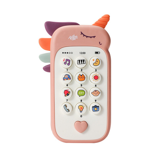 Children's toys mobile phone chewable educational early education baby multi-functional music phone story machine boys and girls toys