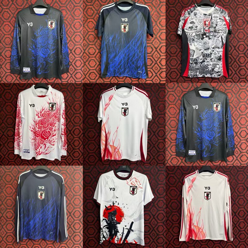 2024 Japan y3 series fans short sleeve long sleeve jersey printed football uniform 2024 Japan y3 series fans short sleeve long sleeve jersey printed football uniform