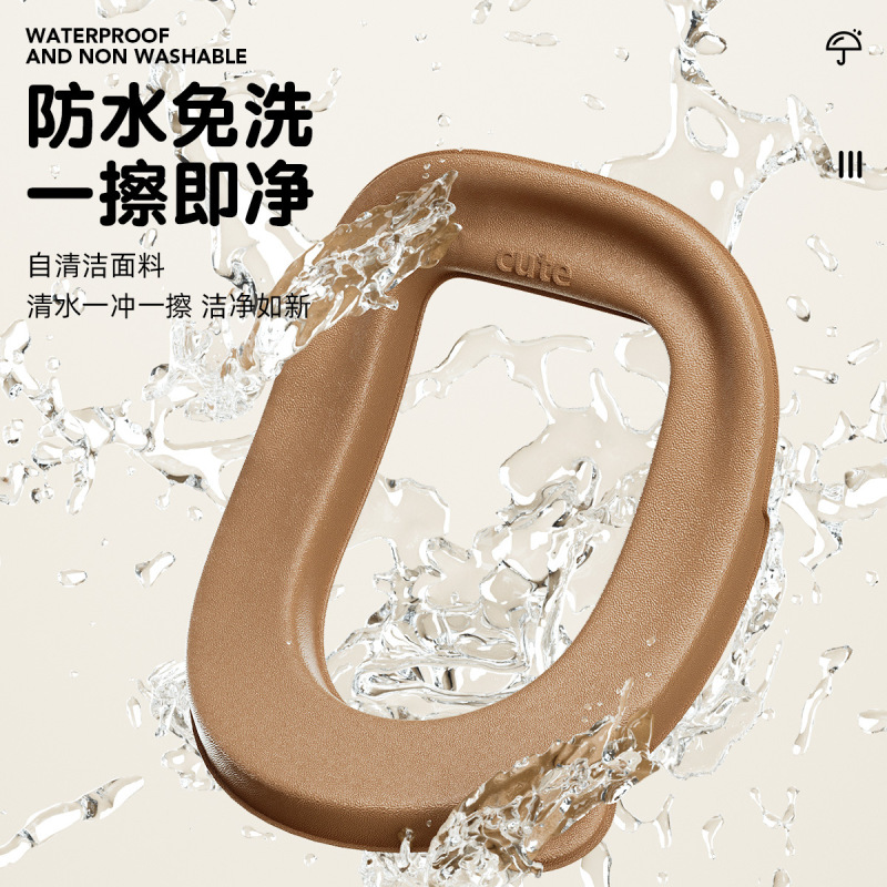 家庭用トイレマット四季通用防水無洗肌高弾厚手付きトイレ便座カバー|undefined
