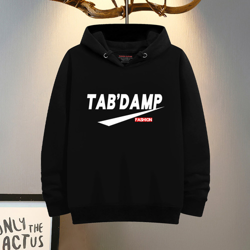 Men's Autumn Outfit Top Trendy 2025 Children's Fashion Print Hooded Long Sleeve Sweatshirt for Girls Spring and Autumn Loose Trendy