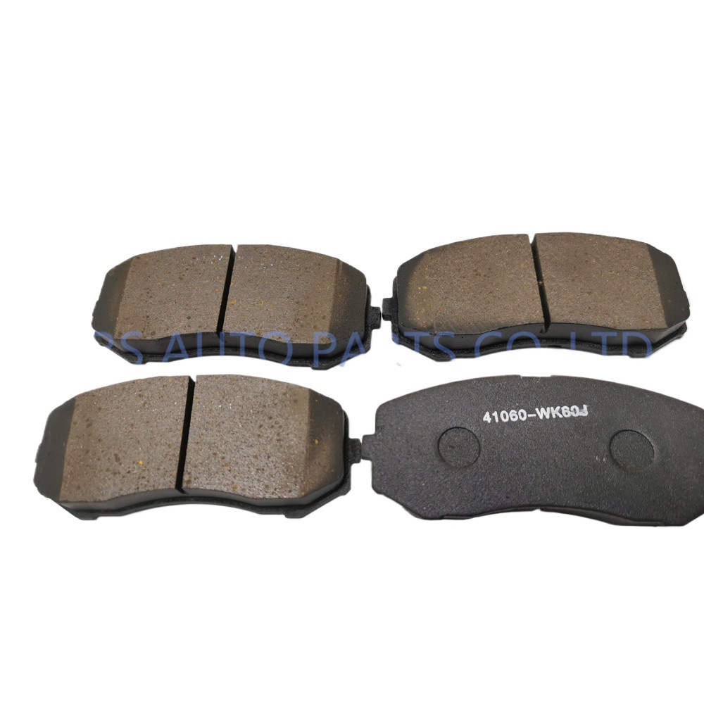 41060-WK60J подходит для тормозных колодок Nissan Nissan Bilian. Тормозные колодки полуметаллические.