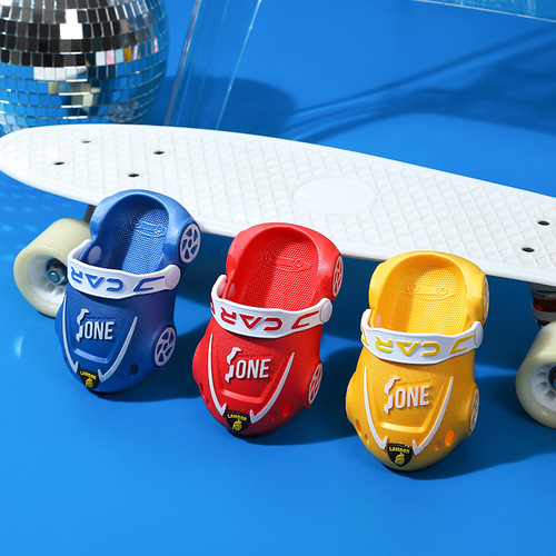 Children's Slippers Summer New Children's Shoes Cartoon Male and Female Baby Slippers Soft Bottom Anti-Slip Crocs Children's Slippers Wholesale