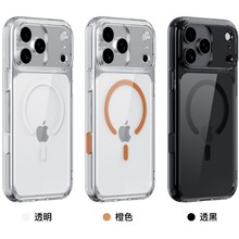 适用于iPhone17手机壳透明磁吸带ai按键壳苹果17promax手机保护套
