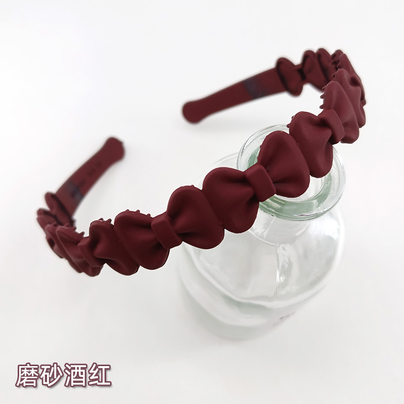 Matte wine red