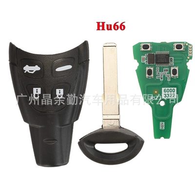 Car Keys 93 95 WF 4-key - hu66-large-embryo-without-groove