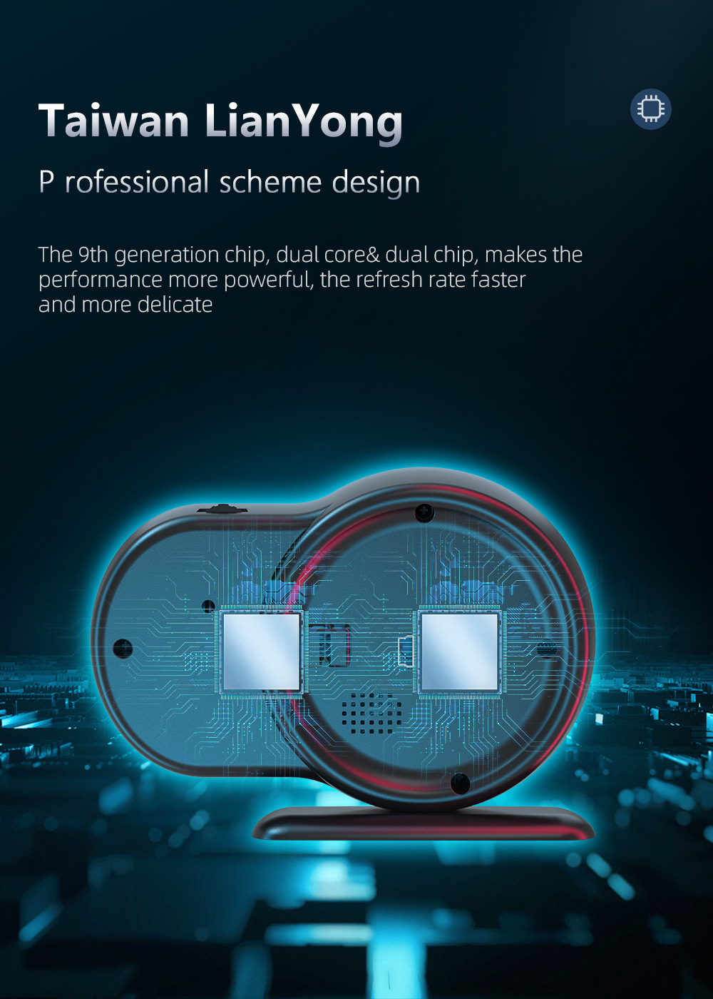 Cross-border HUD head-up display, car-modified LCD smart driving computer, multi-language high-definition vehicle display screen