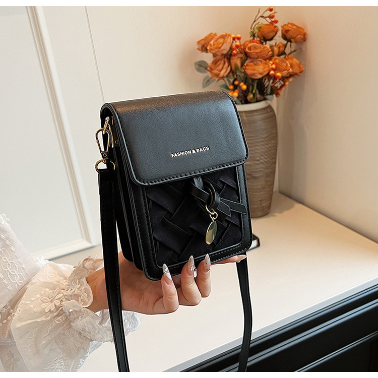 2025 New Fashion Women's Phone Casual Versatile Trendy Single Shoulder Crossbody Water-Resistant PU Leather Bag_voghion.com