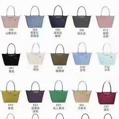 法国龙骧70周年饺子包托特包大容量手提包单肩包女包尼龙包拉链
