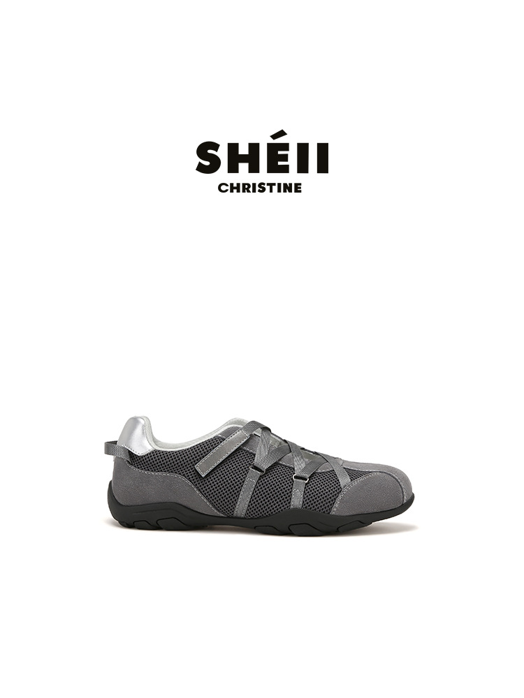 [Sheii Su Yinyin] Blogger coreano ~ Cinturón cruzado función estilo ballet Mary Jane zapatos casuales zapatillas de mujer