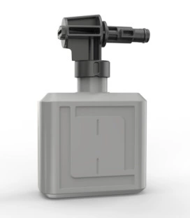 Зеленые аксессуары бака машины чистки поля пенятся собрание бутылки чистки собрания бака