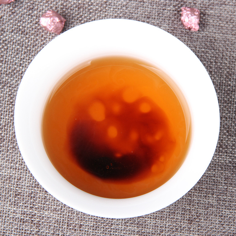 卸売プーアル茶熟茶ペースト 500 グラム無洗茶雲南フリーズドライインクレッドローズプーアル茶ペースト水出しインスタント茶|undefined