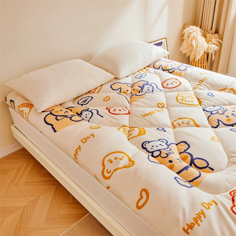 Foldable cotton mattress for elementary school students for home use, increased thickness, wholesale