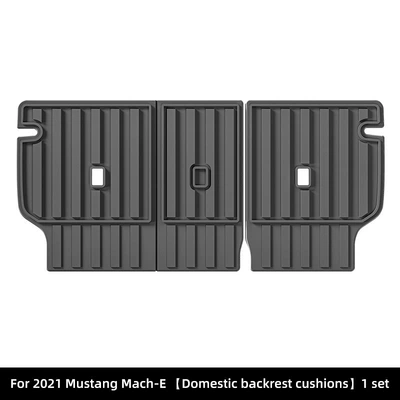 Fully Environmentally Friendly Trunk Mat | Trunk Mat - 21-ford-mach-e-seat-back-cushion-no-holes-in-china-black