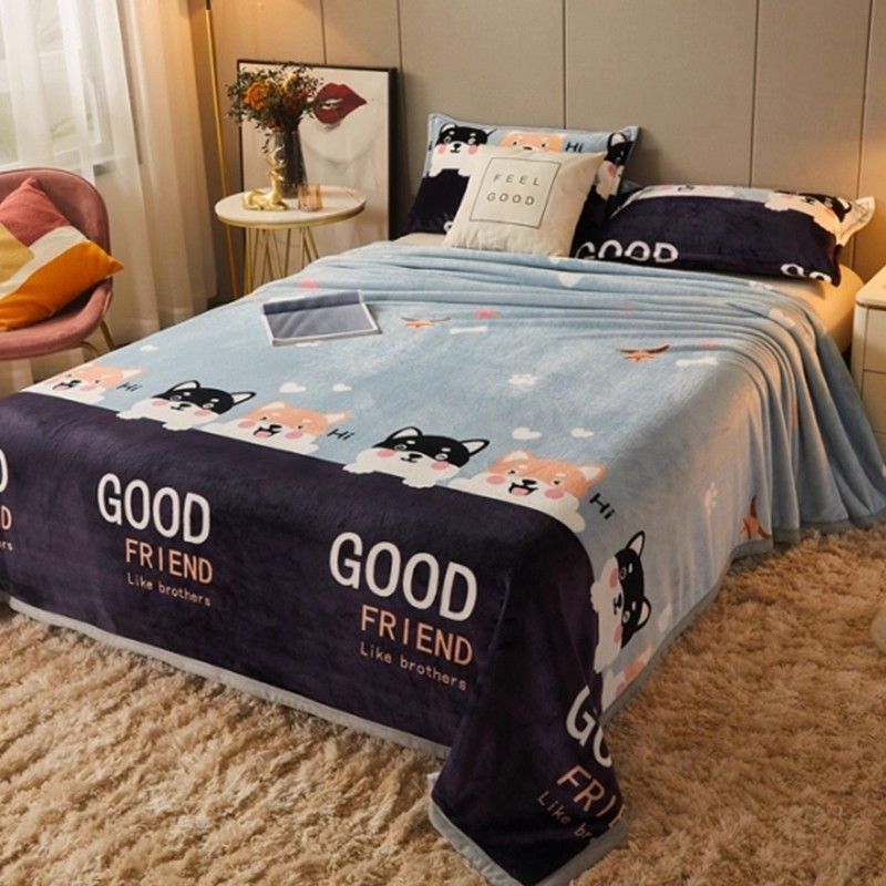 Leche mantas de lana de coral frida gruesa mantas de lana de coral mantas de cubierta de rascher dormitorio de estudiantes mantas de cama invierno