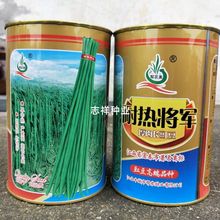 江西豇豆種幫農美盒裝將軍早中熟厚肉長豇豆種子油綠色 抗病500克