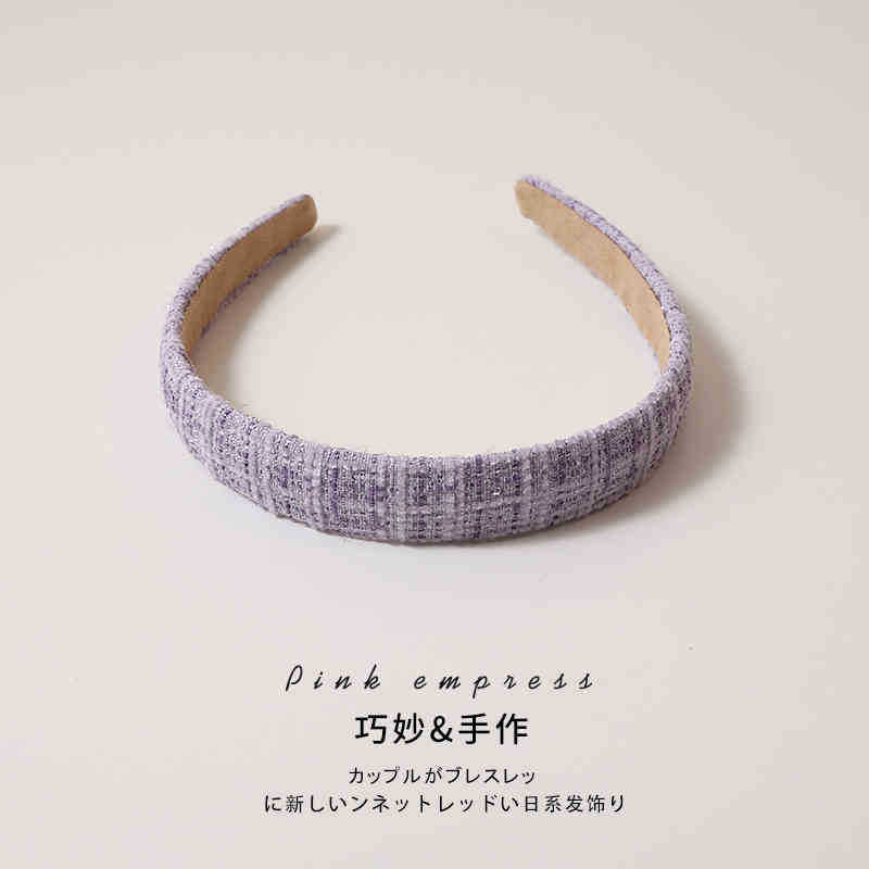 Red temperamento púrpura correa de pelo de verano de alta sensibilidad nicho de diseño de correa de cabeza craneal alta nicho de nicho