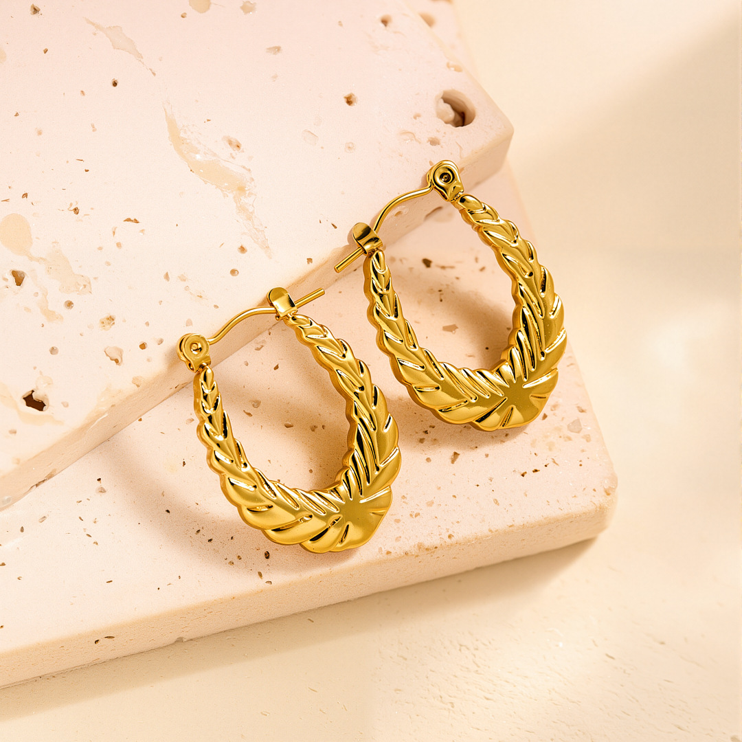 Eh106 earrings gold