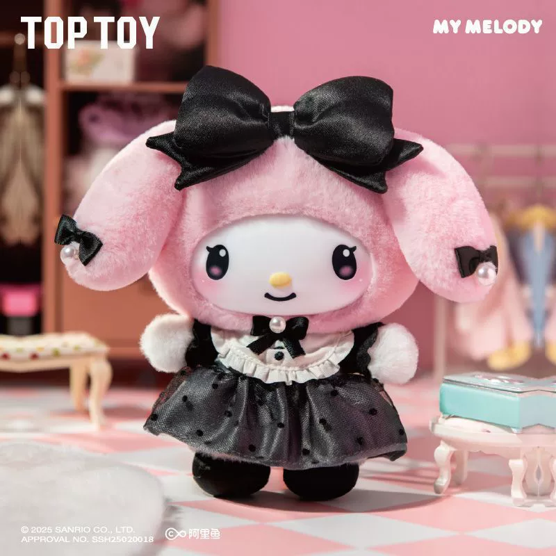 TOPTOY Подлинная серия Sanrio Sisters Outfit, плюшевые фигурки в боксах, трендовые предметы, куклы в подарок