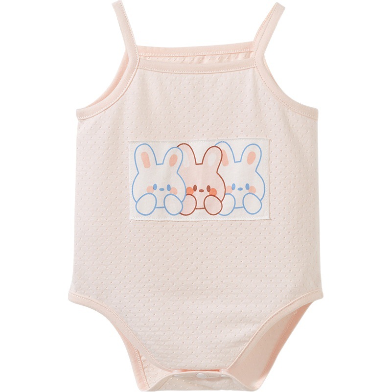Pelele de bebé de verano, fino, sin mangas, ropa de dormir, conjunto de verano, body triangular unisex para recién nacido, ropa de bebé
