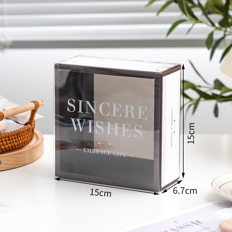 과자 상자(1개), PET+흰색 카드