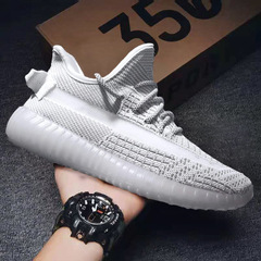 2023 New Knitted Couple Coconut Men's Shoes Summer Breathable Mesh Casual Shoes Trendy Sports Shoes Ruian