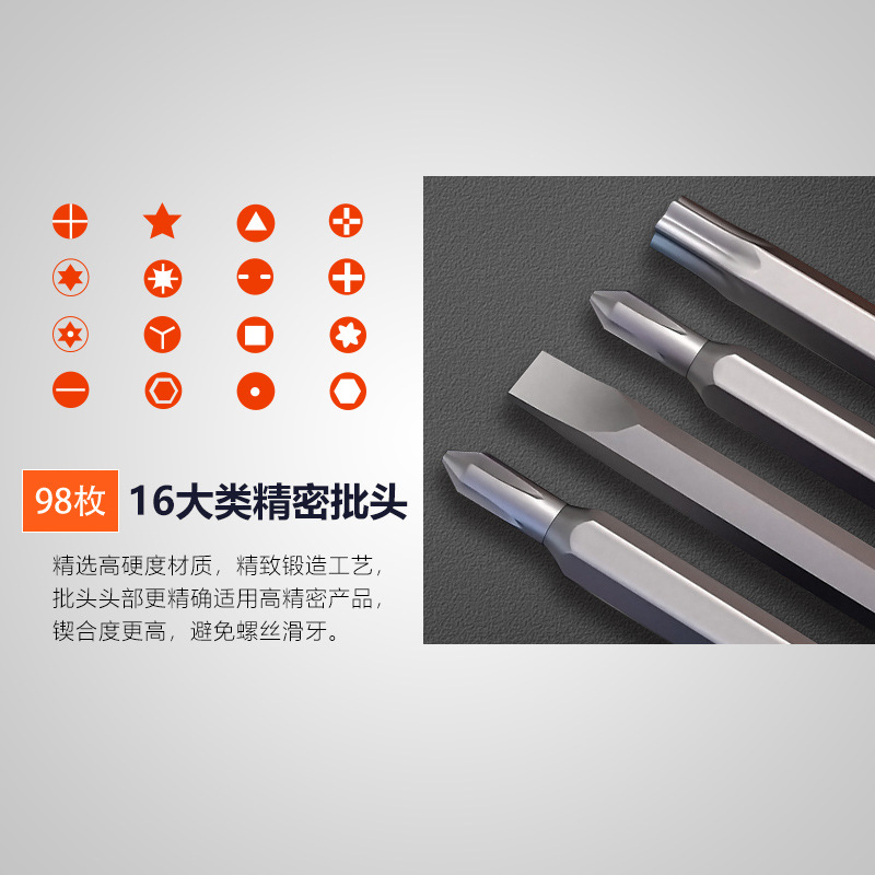117-en-un destornillador manual traje portátil teléfono móvil reparación y desmontaje combinación traje destornillador herramienta