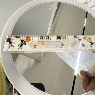 Cartoon Animation Volleyball Juvenile Shake Ruler Ruler 15cm cm Student Stationery Set Ruler Male Surrounding