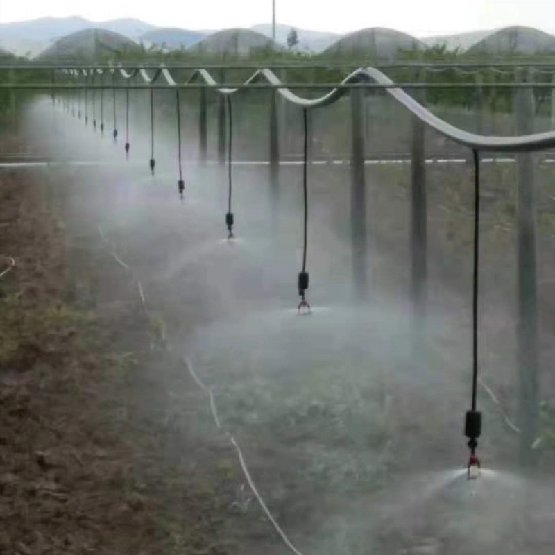 Colgante micro spray traje de rociadores de efecto invernadero pulverización automática rotación refracción atomización riego ahorro de agua colgando micro spray