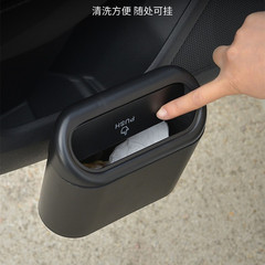 Mini Car Trash Can Multi-functional Hanging Storage Box Large Capacity In-Car Clutter Organizer Waterproof Storage Bucket
